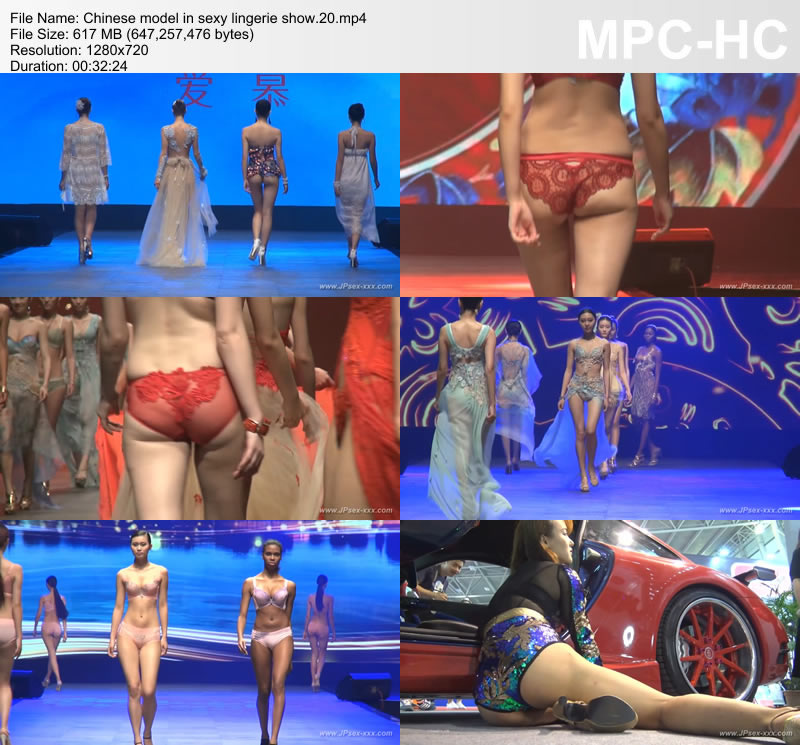 Chinese model in sexy lingerie show.20